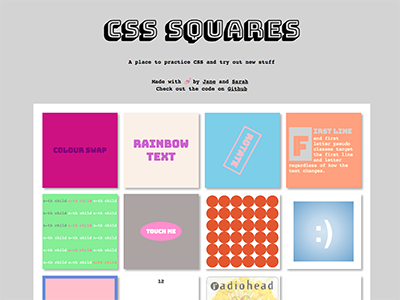 CSS Squares